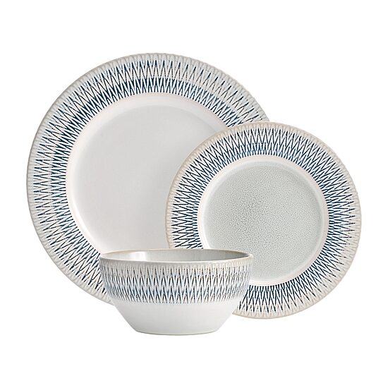Pfaltzgraff Casey, Gray 12-pc. Stoneware Dinnerware Set