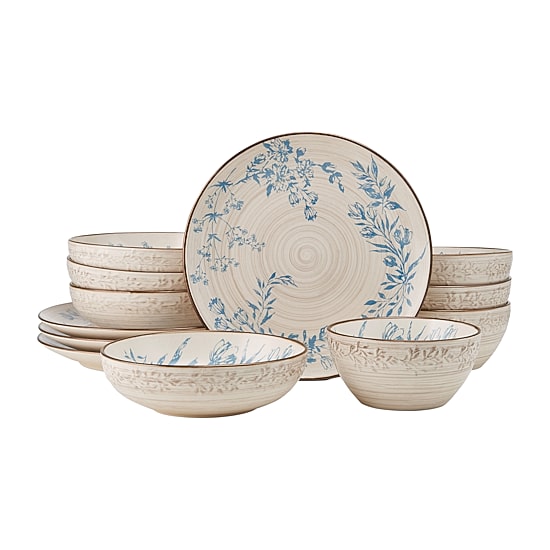 Pfaltzgraff Bella, Blue 12-pc. Stoneware Dinnerware Set