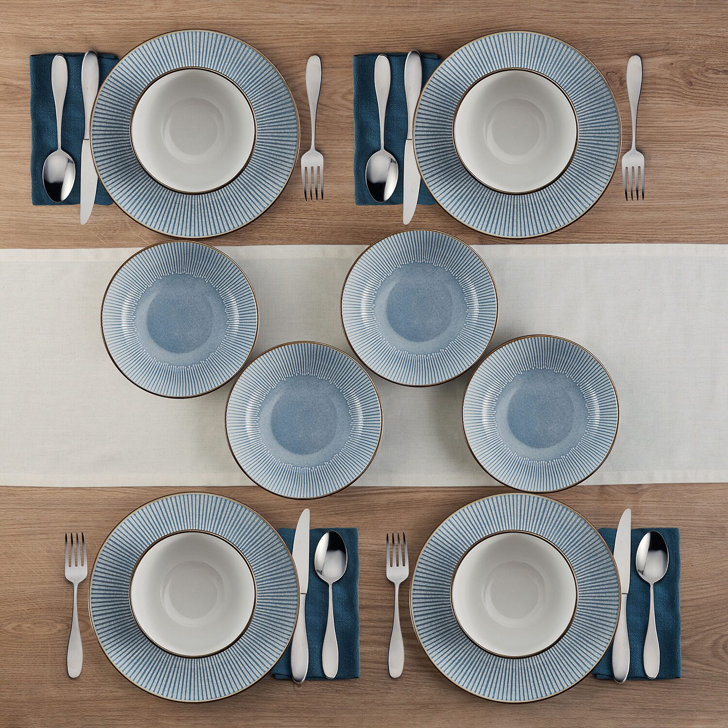 Pfaltzgraff Arlie, Gray 12-pc. Stoneware Dinnerware Set