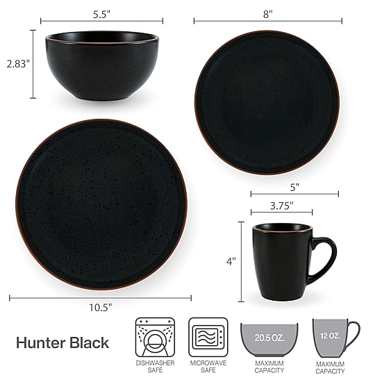 Pfaltzgraff Hunter, Blue 16-pc. Stoneware Dinnerware Set