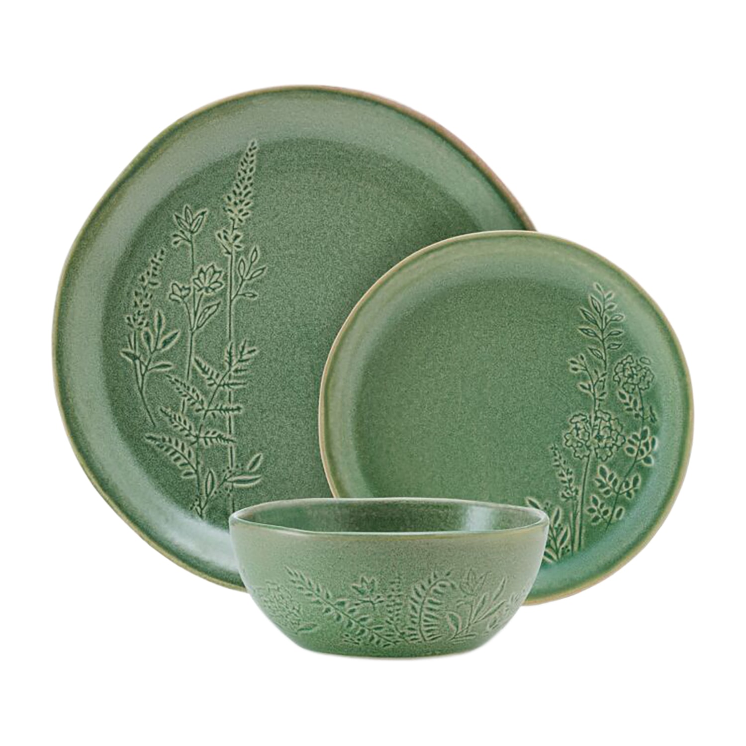 Pfaltzgraff Carrie, Gray 12-pc. Stoneware Dinnerware Set