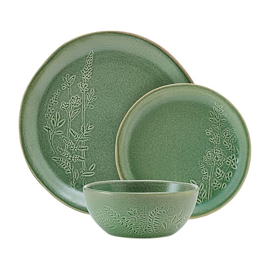 Pfaltzgraff Carrie, Gray 12-pc. Stoneware Dinnerware Set