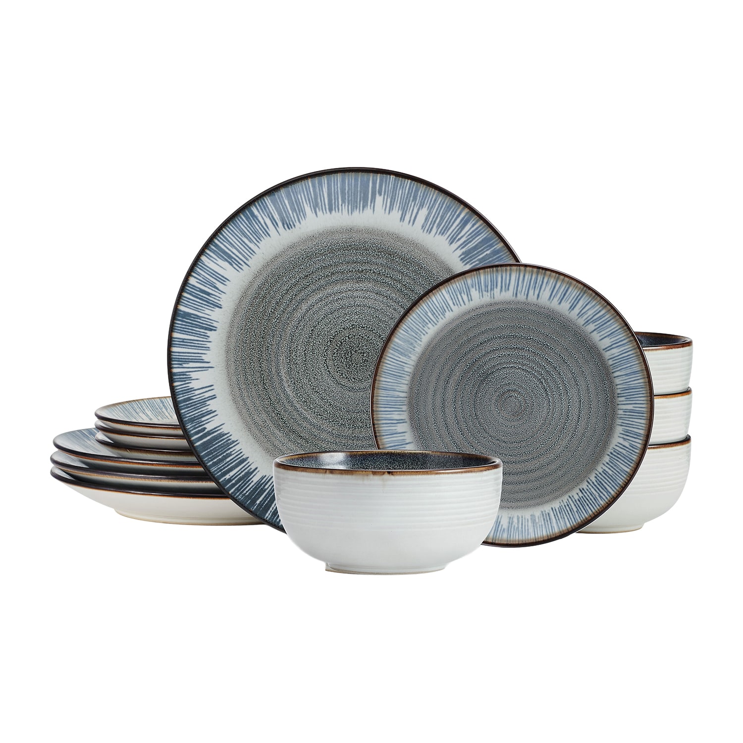 Pfaltzgraff Jamie, Gray 12-pc. Stoneware Dinnerware Set