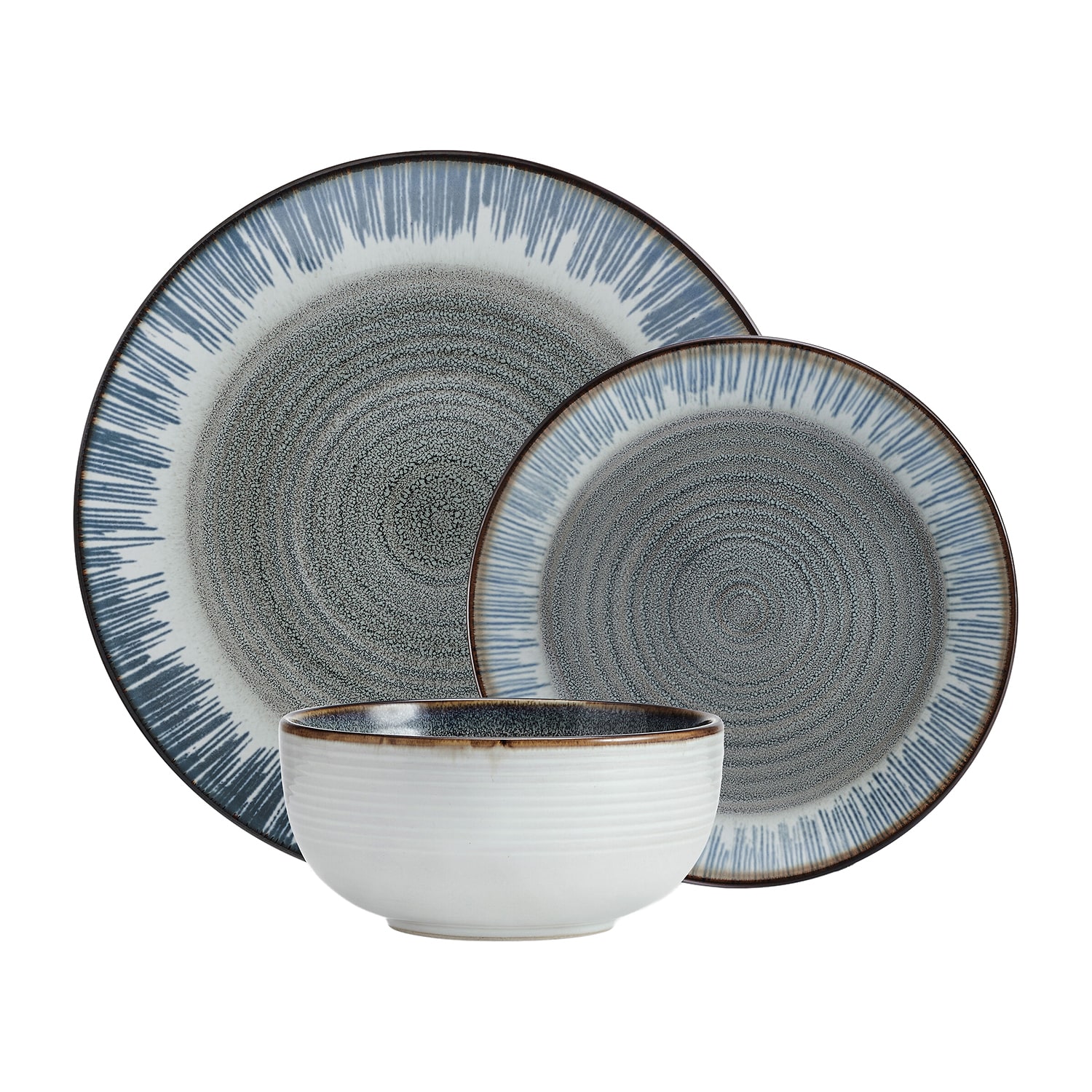 Pfaltzgraff Jamie, Gray 12-pc. Stoneware Dinnerware Set