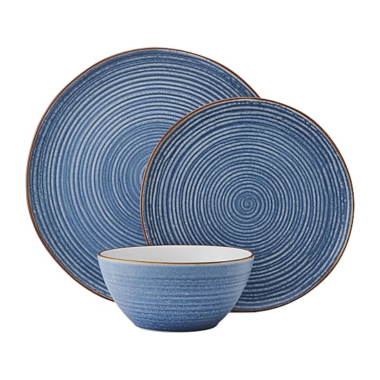 Pfaltzgraff Rowan, Light Blue 12-pc. Stoneware Dinnerware Set