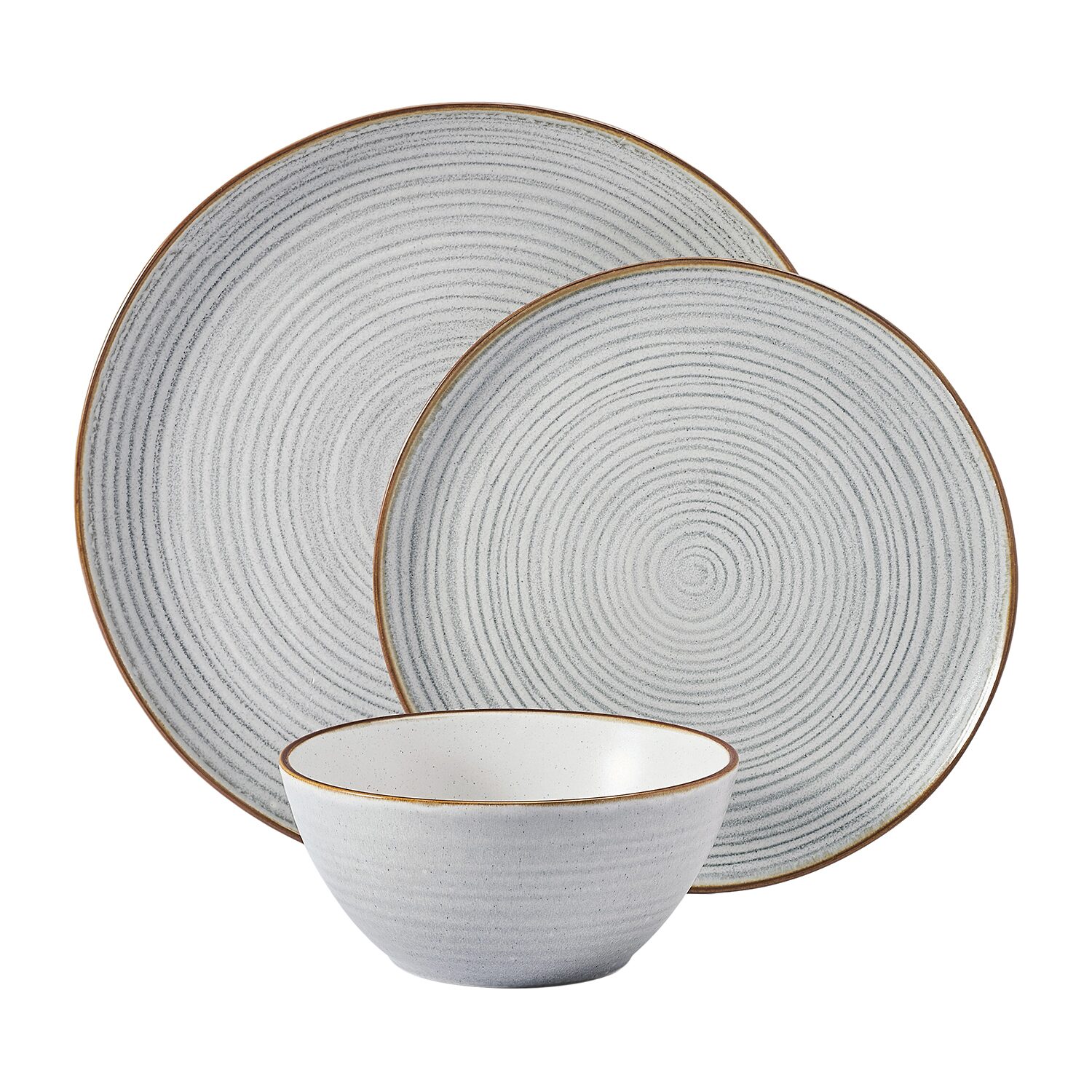 Pfaltzgraff Rowan, Light Blue 12-pc. Stoneware Dinnerware Set