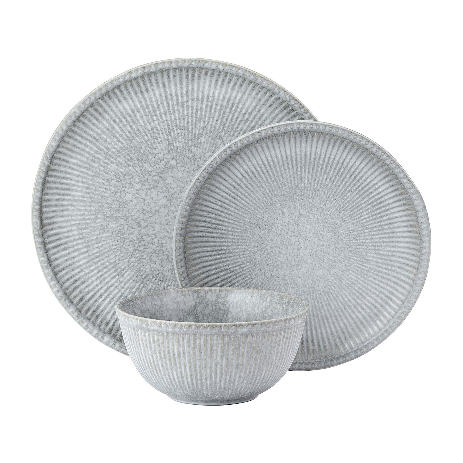 Pfaltzgraff Stone, Gray 12-pc. Stoneware Dinnerware Set
