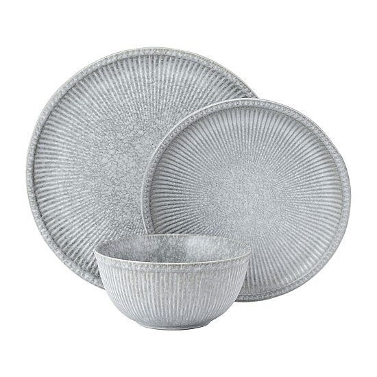 Pfaltzgraff Stone, Gray 12-pc. Stoneware Dinnerware Set