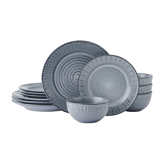 Pfaltzgraff Mystic, Blue 12-pc. Stoneware Dinnerware Set