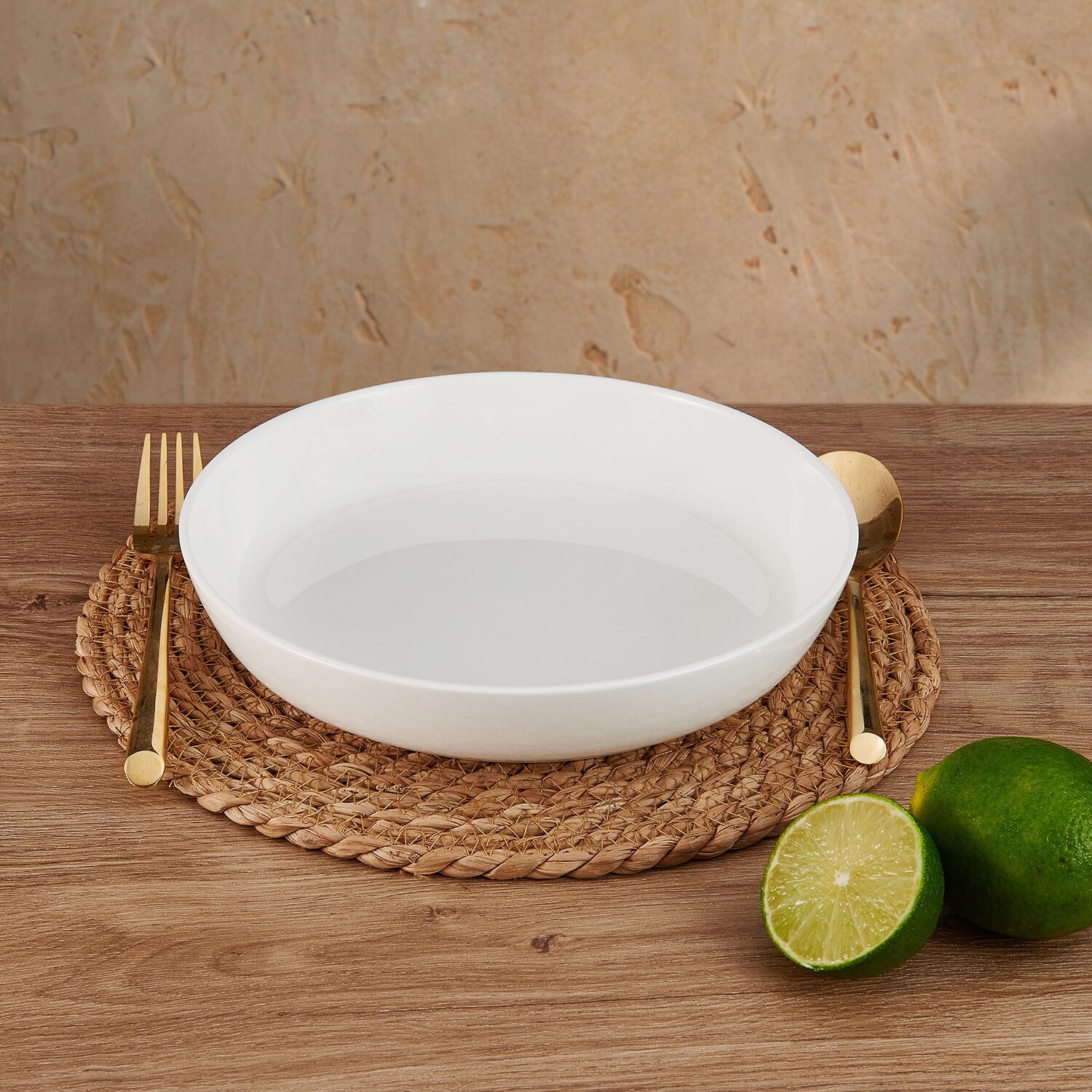 Lifetime Brand Samantha, White 4-pc. Bone China Pasta Bowl