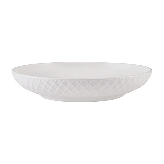Lifetime Brand Trellis, White 4-pc. Bone China Pasta Bowl