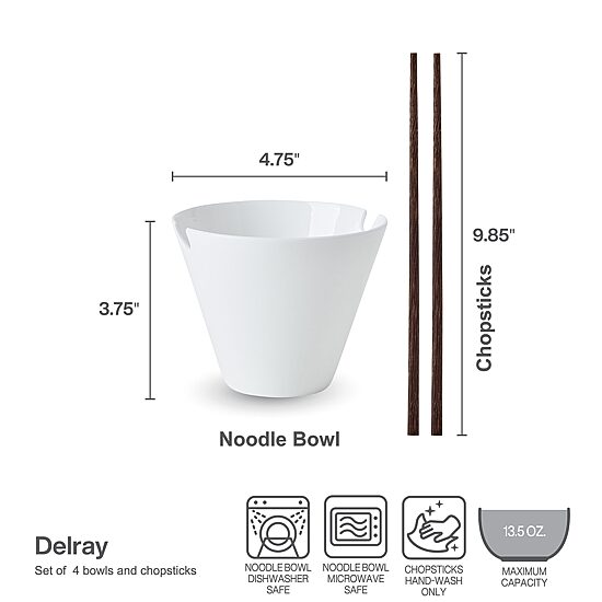 Mikasa Delray, White Bone China Pasta Bowl