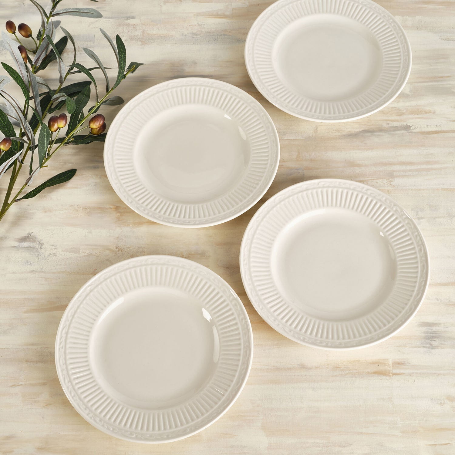 Mikasa Italian Countryside, Light Beige Porcelain Serving Platter