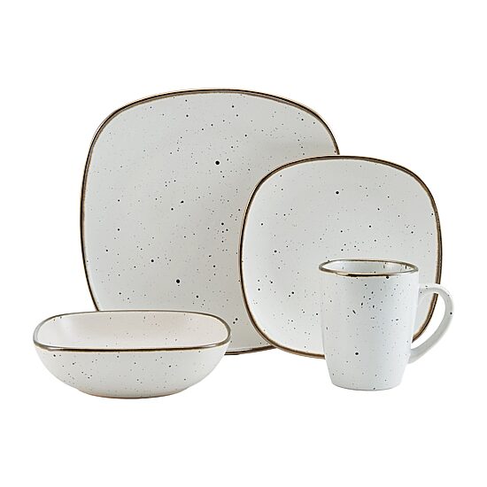 Pfaltzgraff Decker, White 16-pc. Stoneware Dinnerware Set