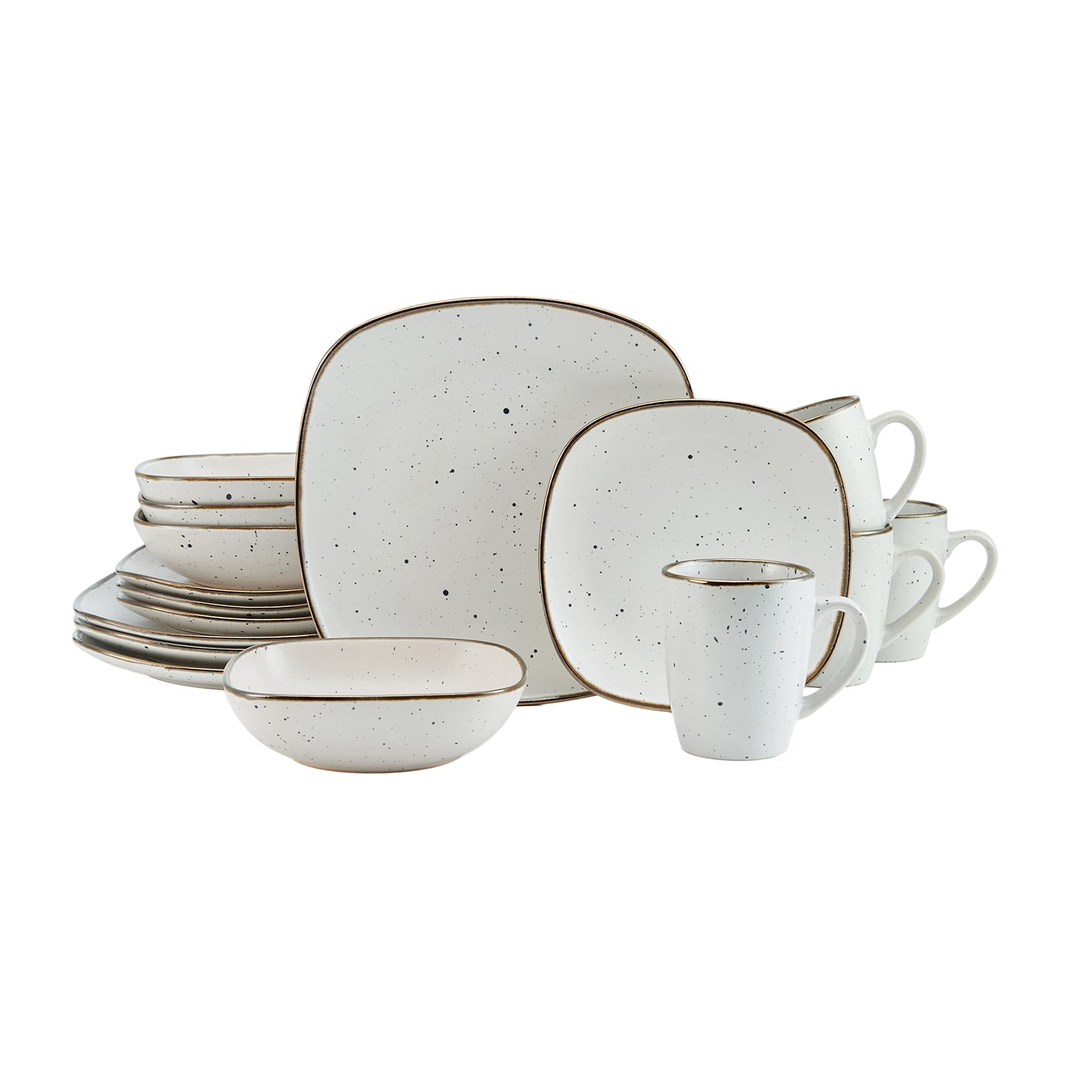 Pfaltzgraff Decker, White 16-pc. Stoneware Dinnerware Set