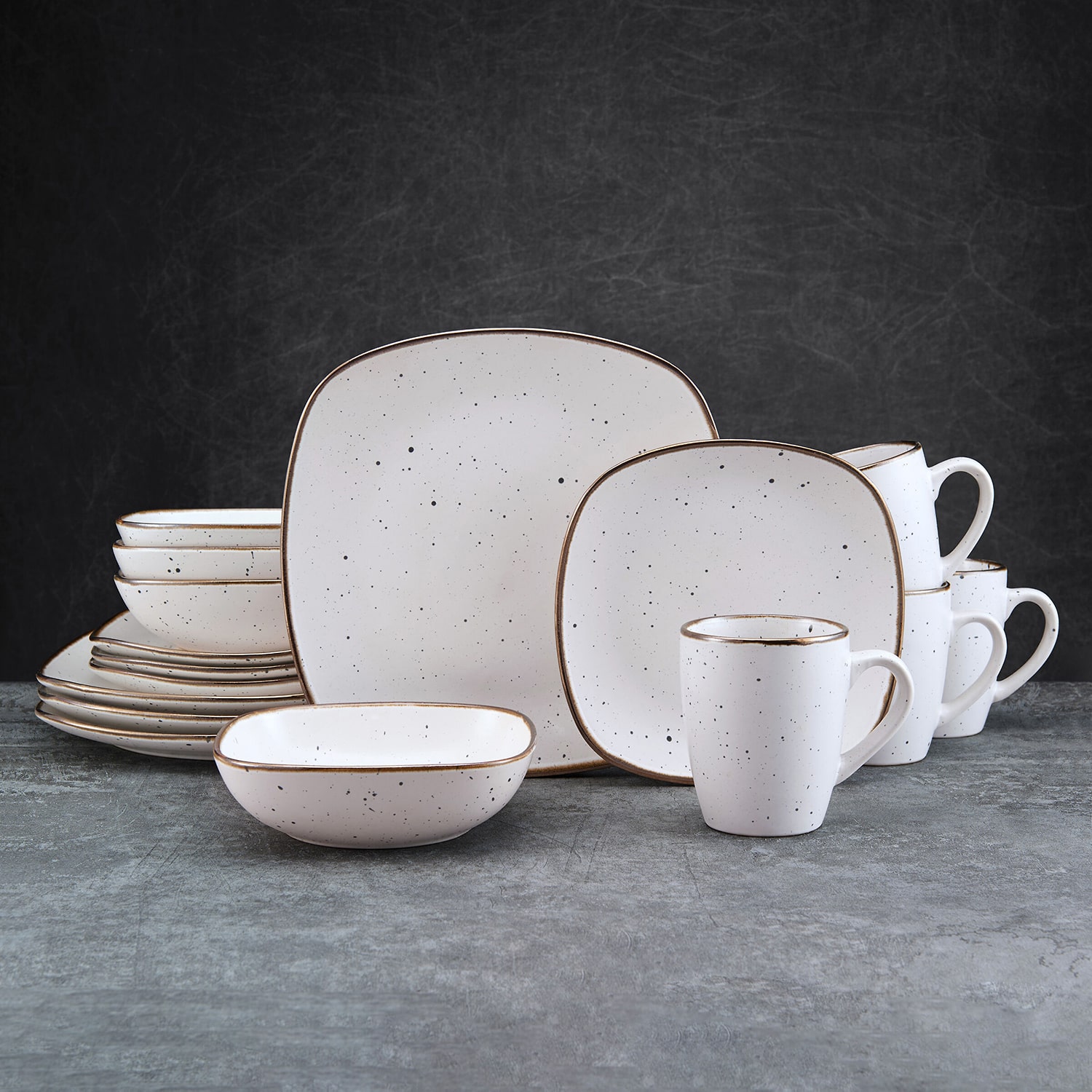 Pfaltzgraff Decker, White 16-pc. Stoneware Dinnerware Set