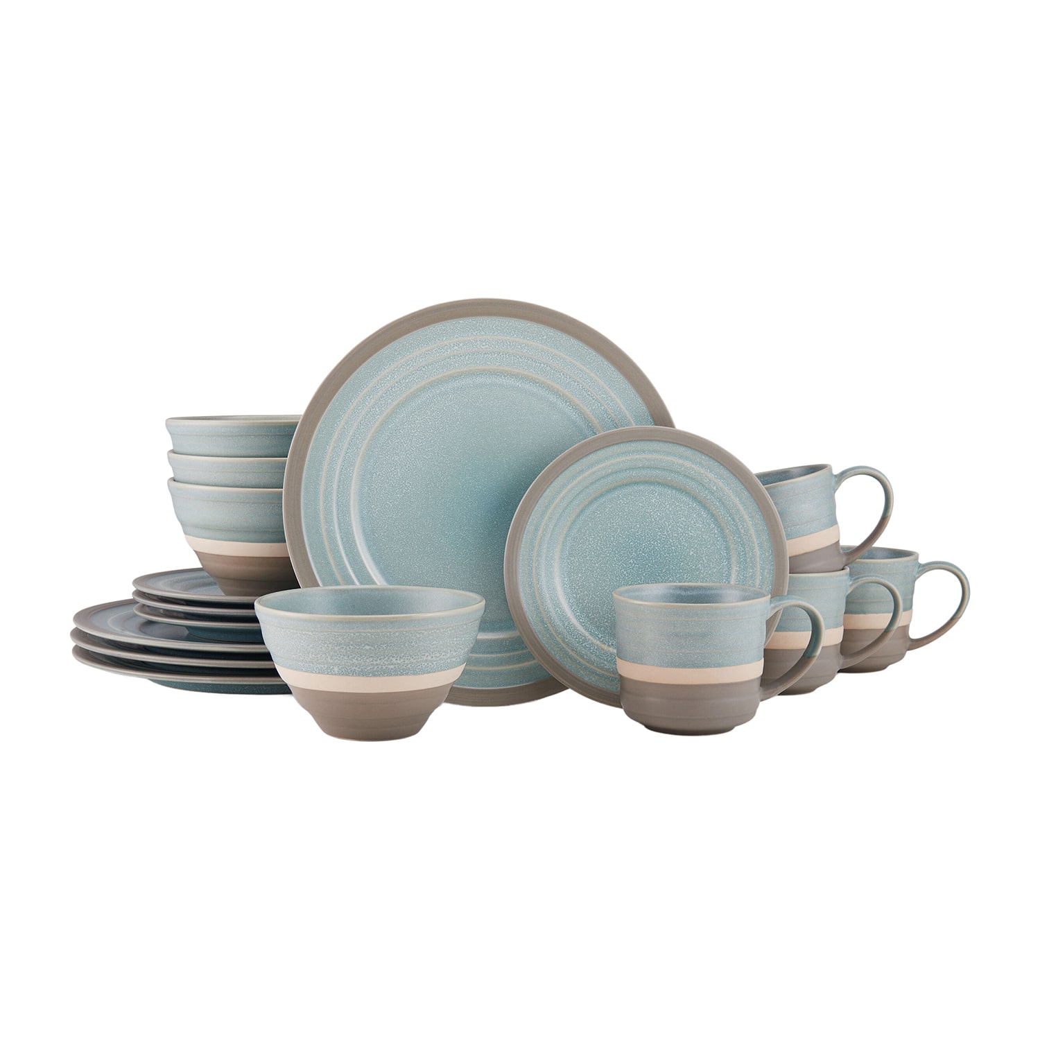 Pfaltzgraff Adina, Blue 16-pc. Stoneware Dinnerware Set