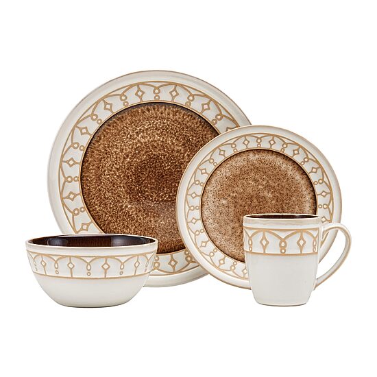 Pfaltzgraff Remi, Light Beige 16-pc. Stoneware Dinnerware Set