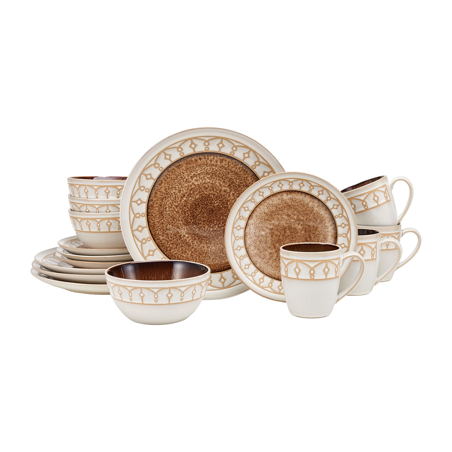 Pfaltzgraff Remi, Light Beige 16-pc. Stoneware Dinnerware Set