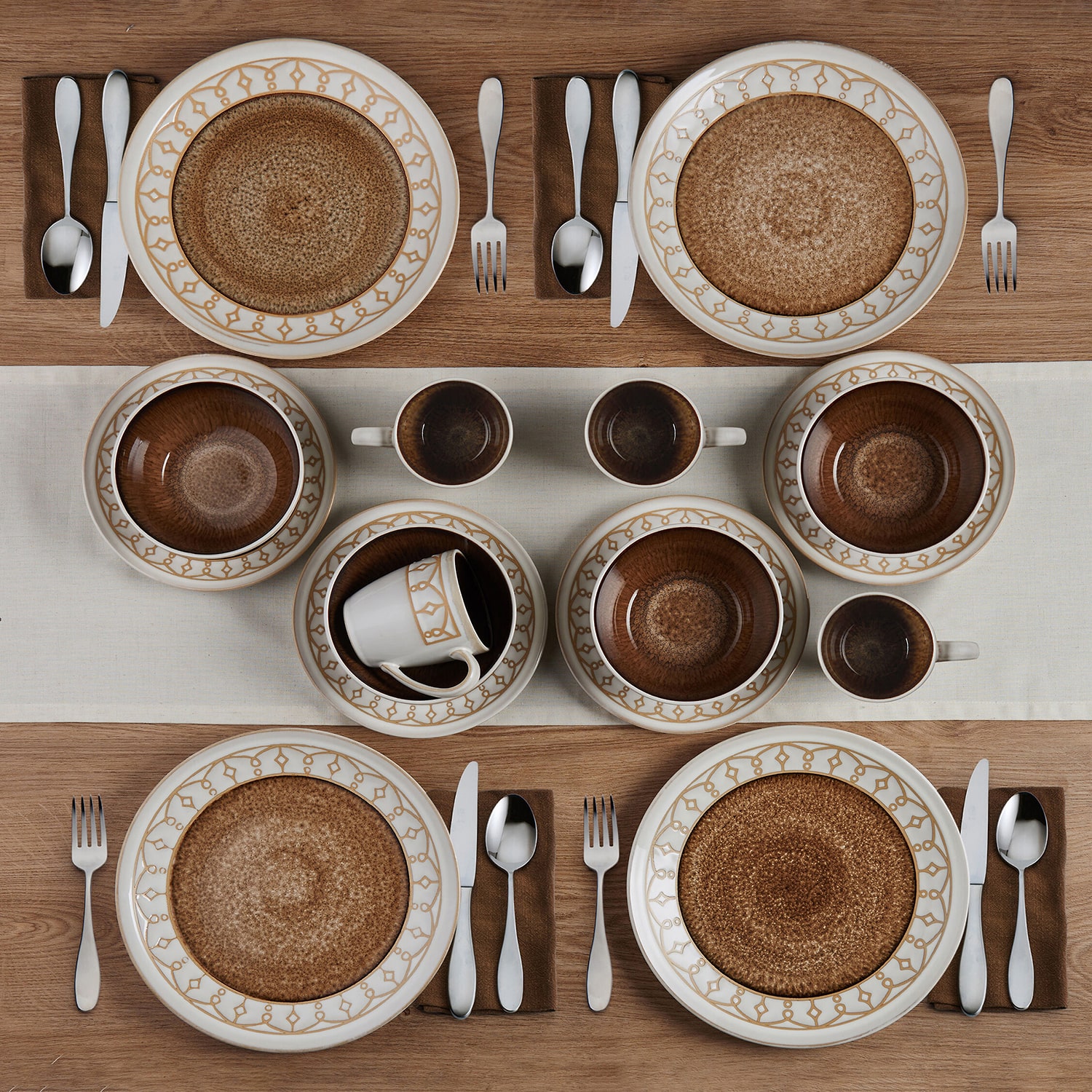 Pfaltzgraff Remi, Light Beige 16-pc. Stoneware Dinnerware Set