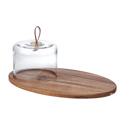 Mikasa Glennwood Wood Serving Platter In White