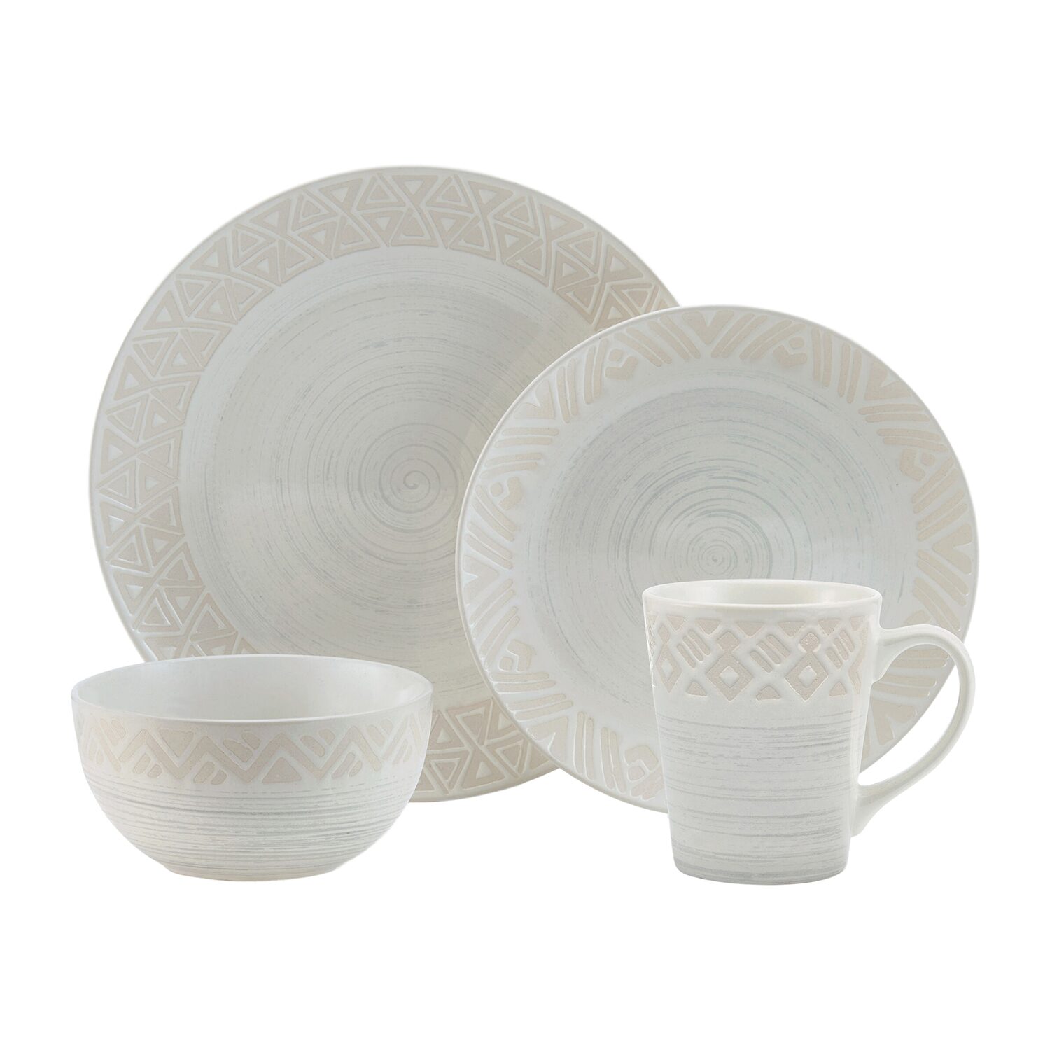 Pfaltzgraff Vera, Cream 16-pc. Stoneware Dinnerware Set