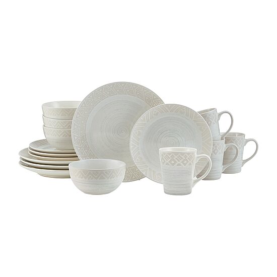 Pfaltzgraff Vera, Cream 16-pc. Stoneware Dinnerware Set