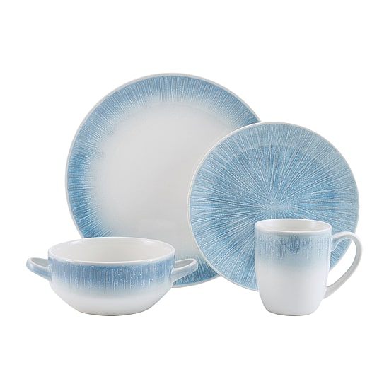 Pfaltzgraff Logan, Blue 16-pc. Stoneware Dinnerware Set