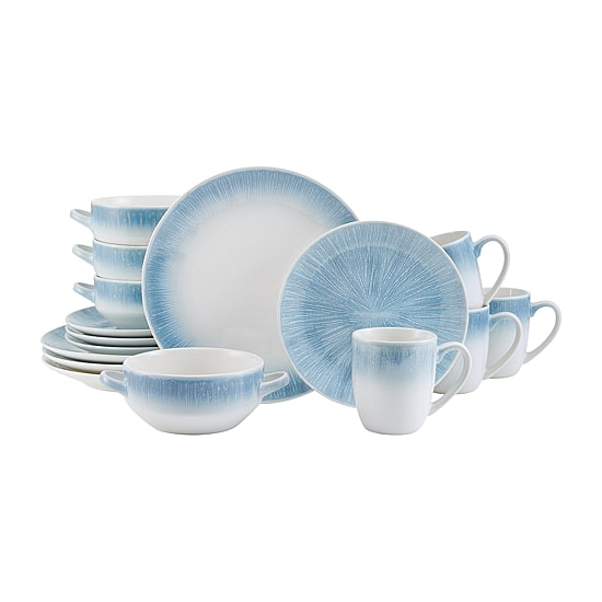 Pfaltzgraff Logan, Blue 16-pc. Stoneware Dinnerware Set
