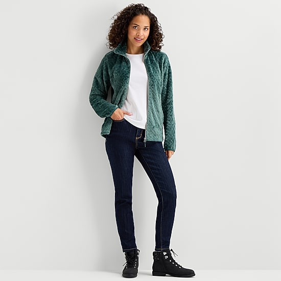 Free Country Womens Fleece Lightweight Jacket