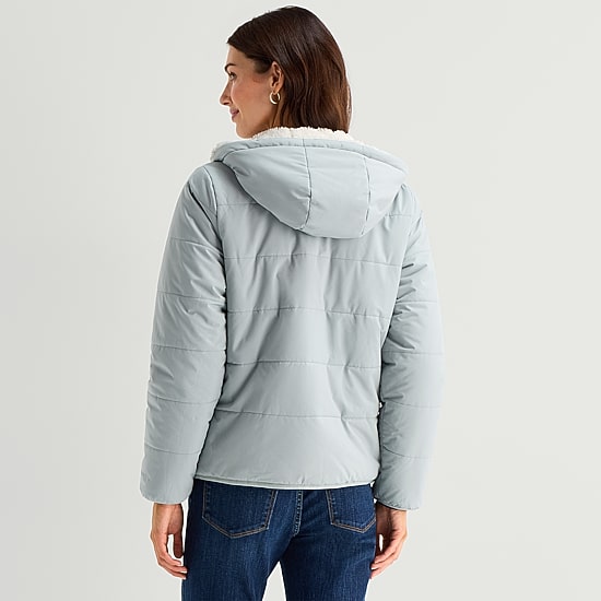Free Country Womens Reversible Midweight Quilted Jacket