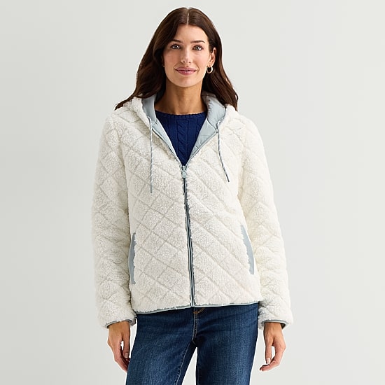 Free Country Womens Reversible Midweight Quilted Jacket