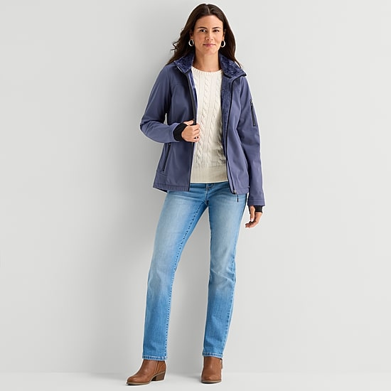 Free Country Womens Water Resistant Lightweight Softshell Jacket