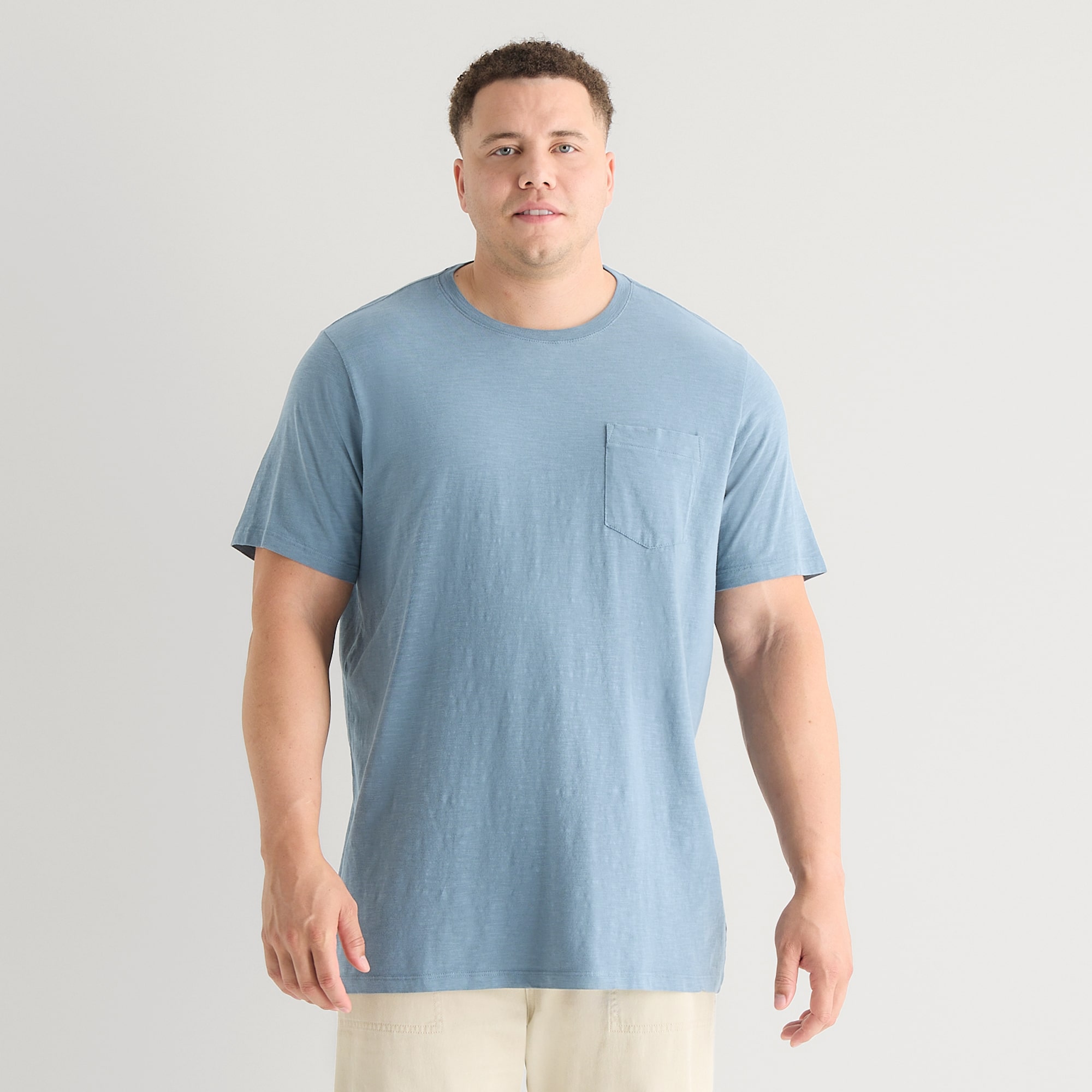 mutual weave Mens Crew Neck Short Sleeve Big and Tall T-Shirt