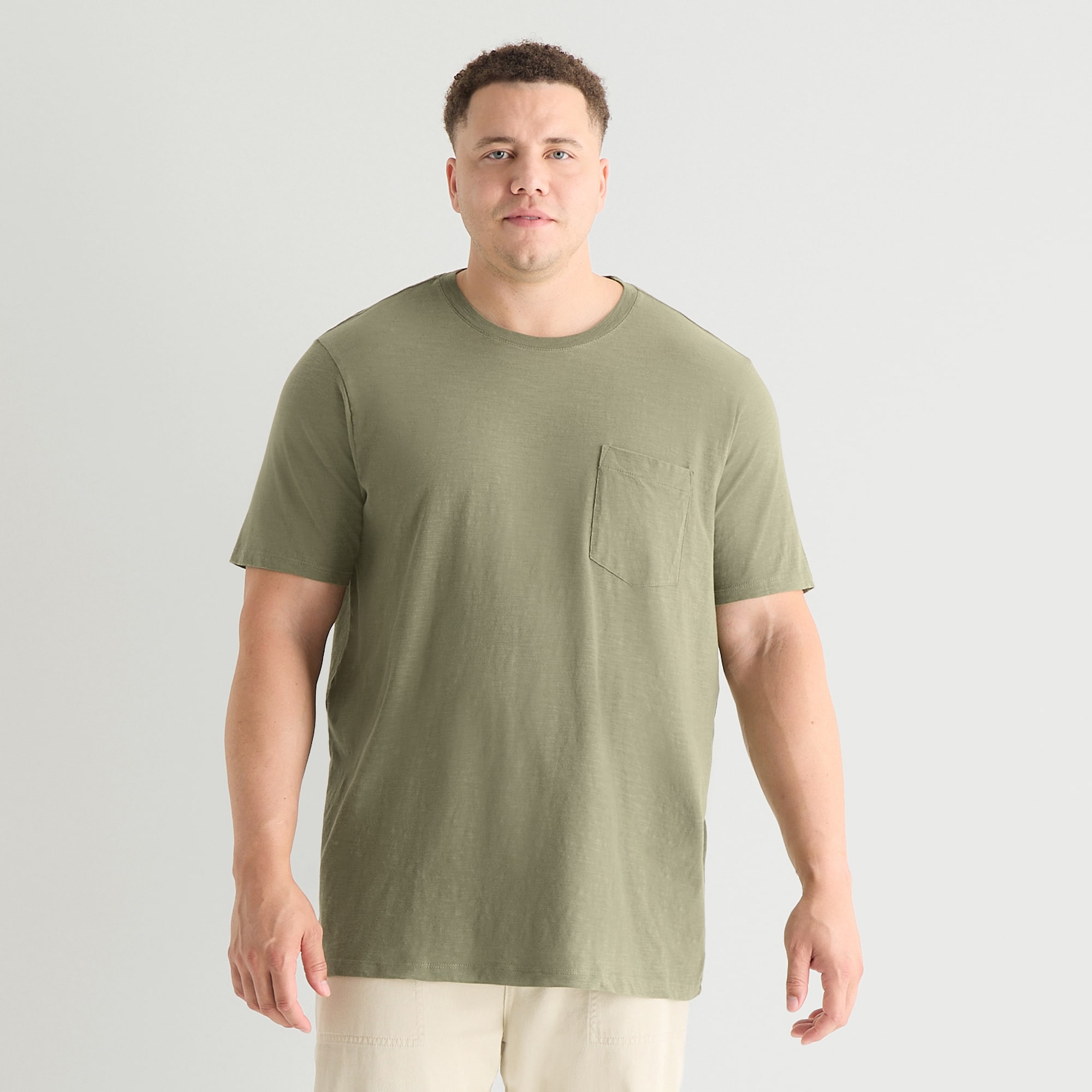 mutual weave Mens Crew Neck Short Sleeve Big and Tall T-Shirt