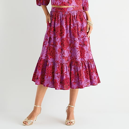 Hope & Wonder Womens Flared Skirt