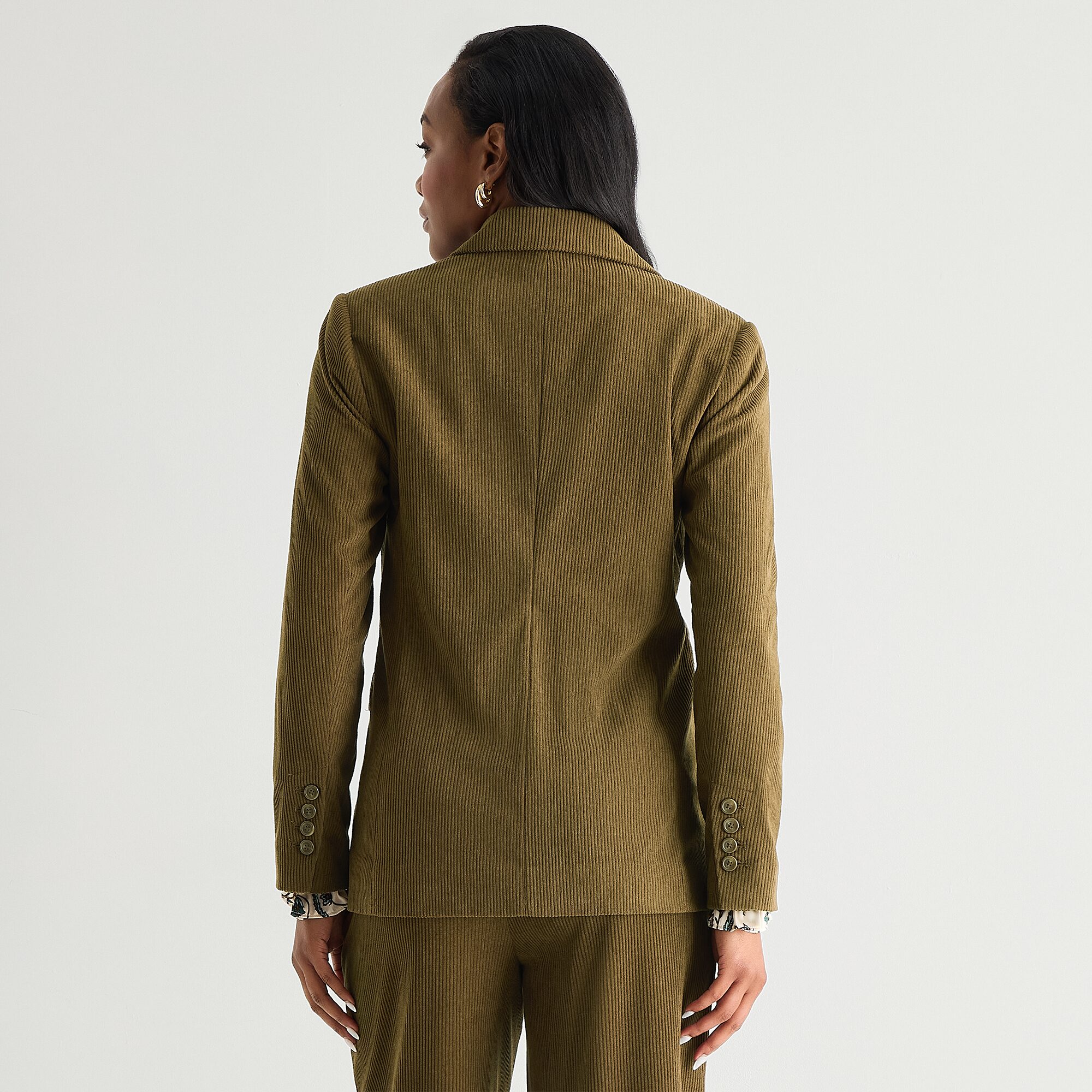 Liz Claiborne Corduroy Womens Regular Fit Blazer