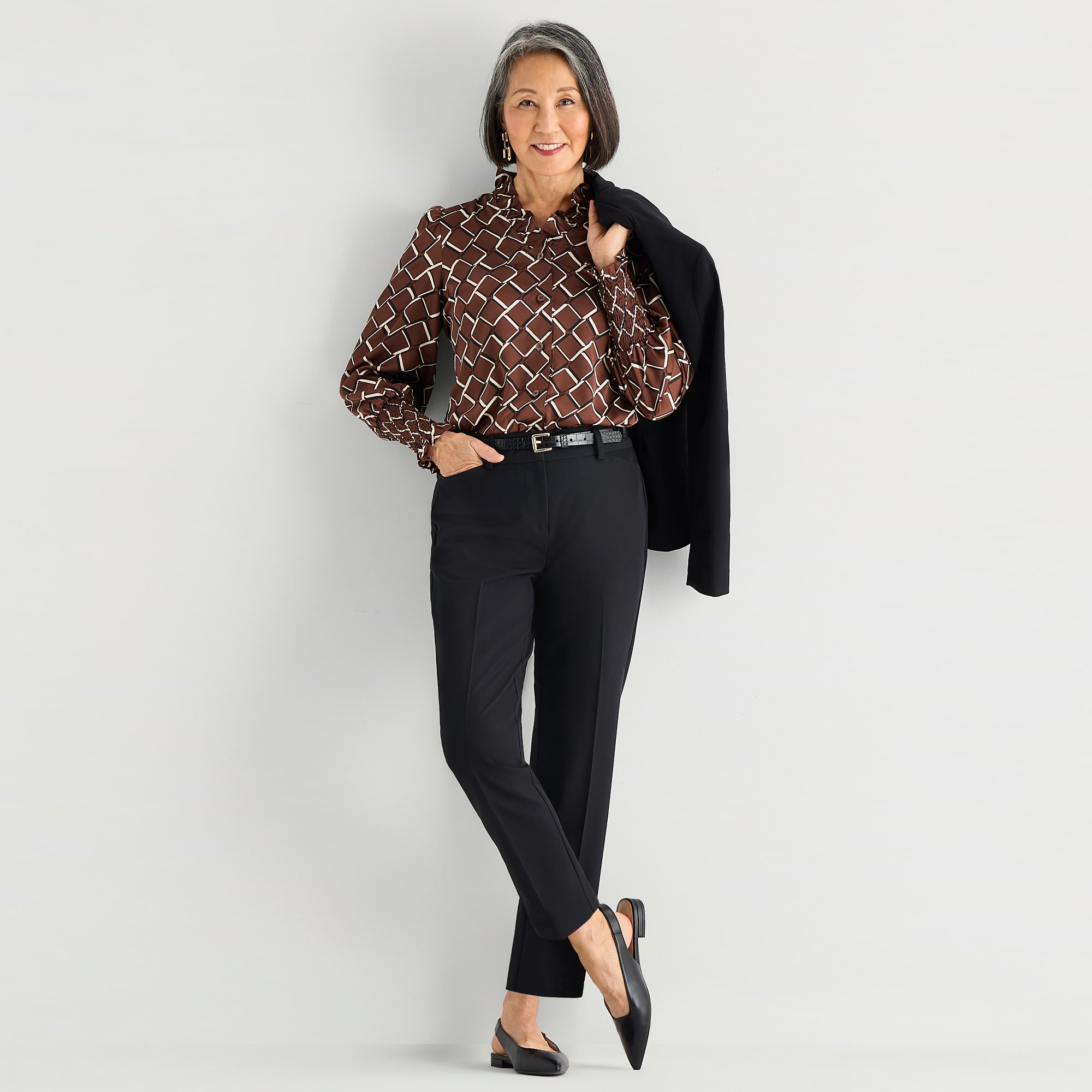 Liz Claiborne Emma Womens Slim Mid Rise Ankle Pant