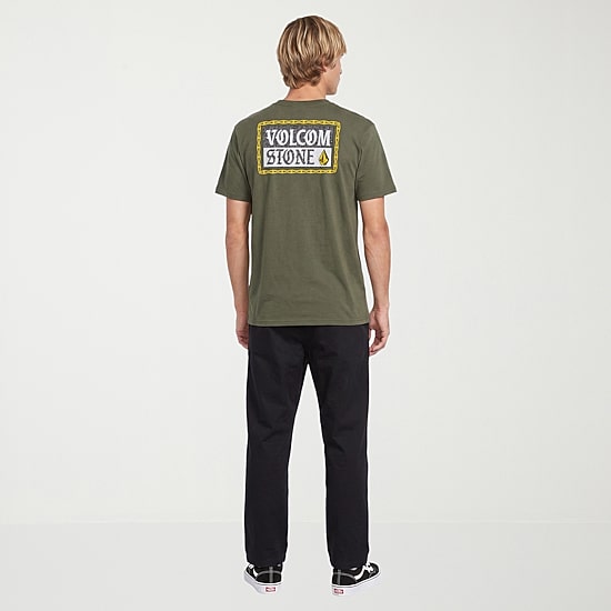 VOLCOM Mens Crew Neck Long Sleeve Regular Fit Graphic T-Shirt