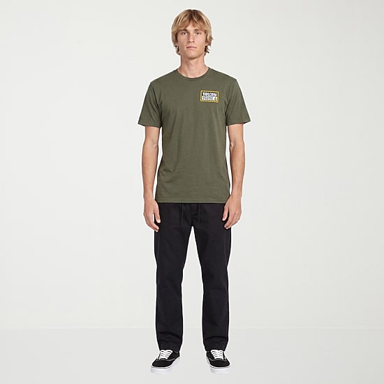 VOLCOM Mens Crew Neck Long Sleeve Regular Fit Graphic T-Shirt