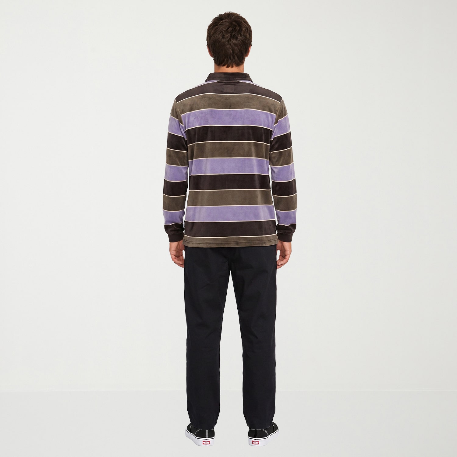 VOLCOM Mens Regular Fit Long Sleeve Polo Shirt