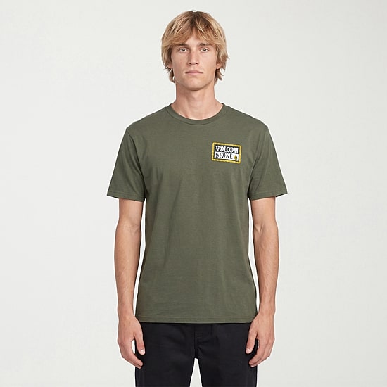 VOLCOM Mens Crew Neck Long Sleeve Regular Fit Graphic T-Shirt