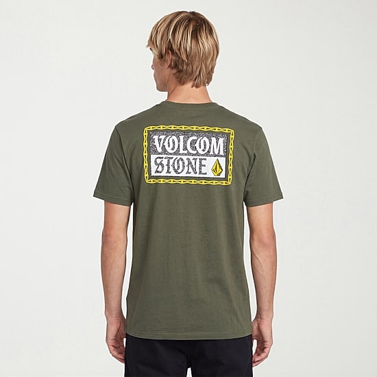VOLCOM Mens Crew Neck Long Sleeve Regular Fit Graphic T-Shirt