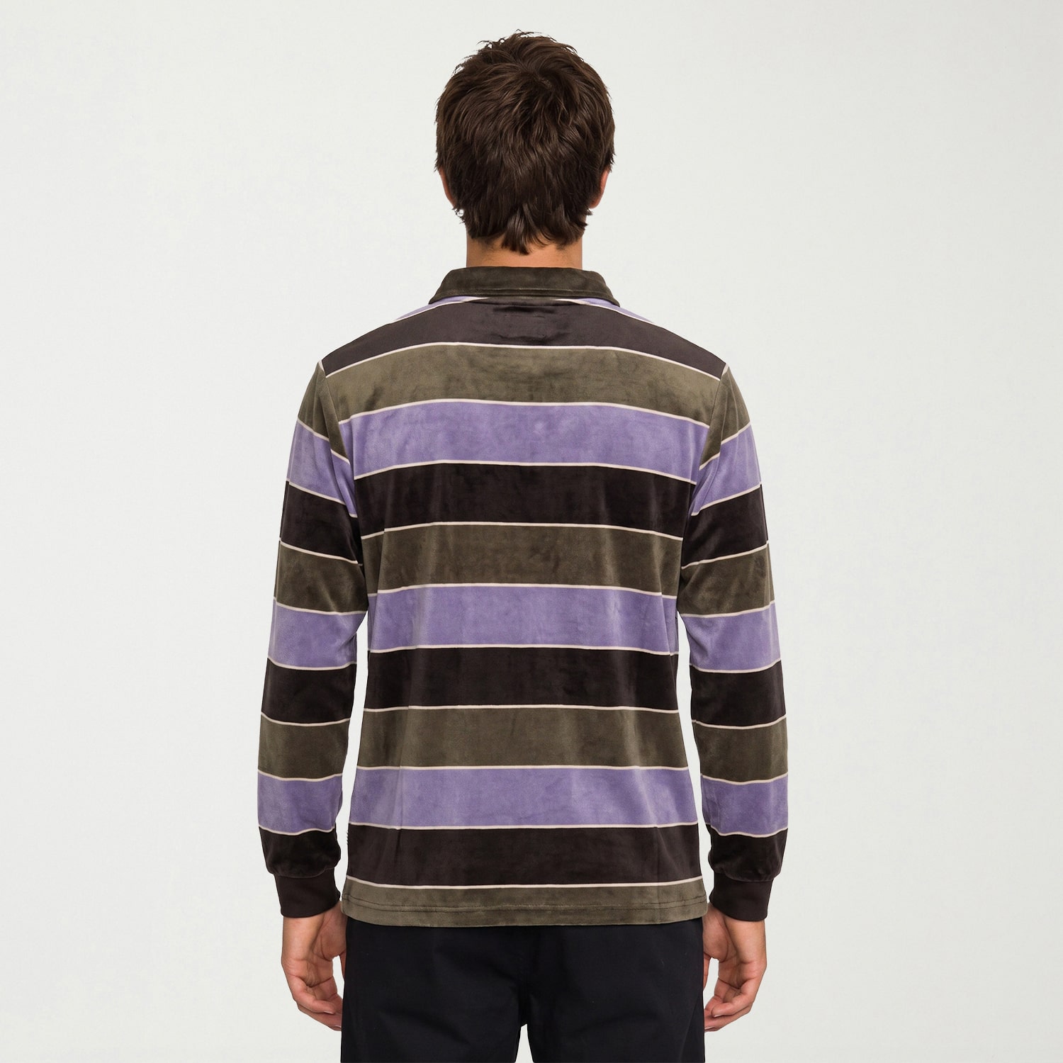 VOLCOM Mens Regular Fit Long Sleeve Polo Shirt