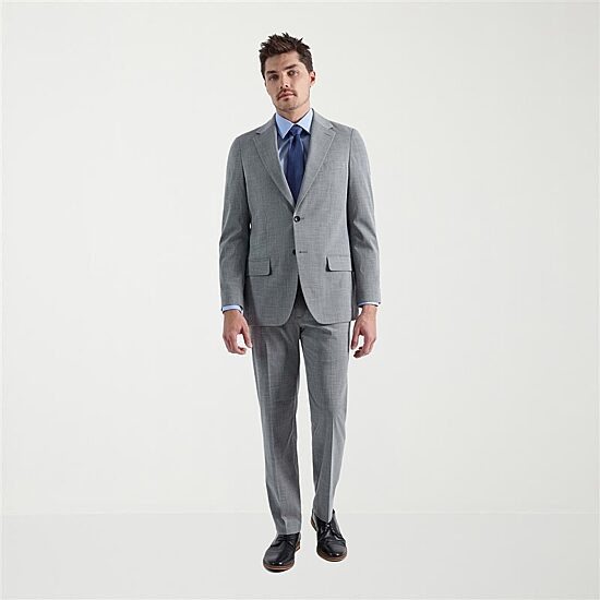 Haggar JMH 4 Way Stretch Houndstooth Mens Slim Fit Suit Jacket