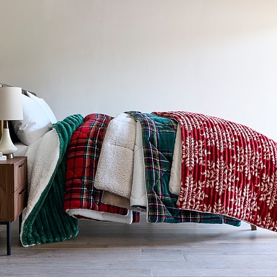 North Pole Trading Co. Mink To Sherpa Reversible Comforter