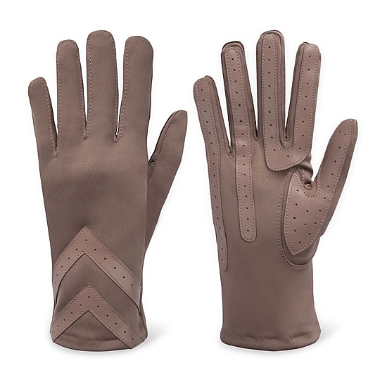 Isotoner Smartdri Spandex With Chevron 1 Pair Gloves