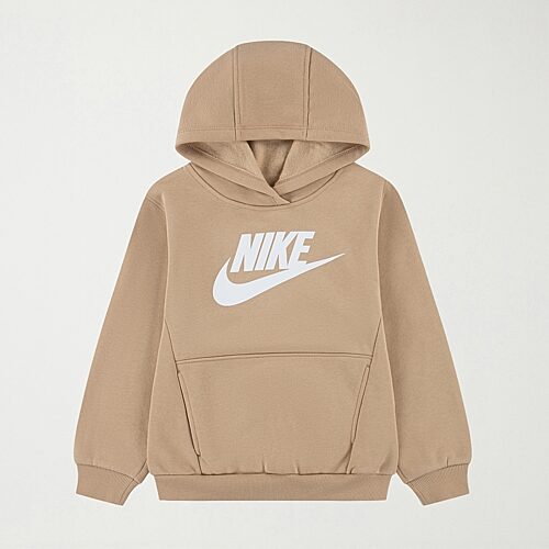 Nike Little Boys Long Sleeve Fleece Active Hoodie, 5, Brown