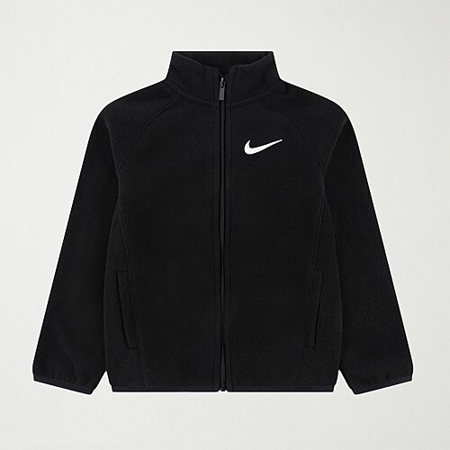 Nike Little Boys Fleece Heavyweight Jacket, 5, Black