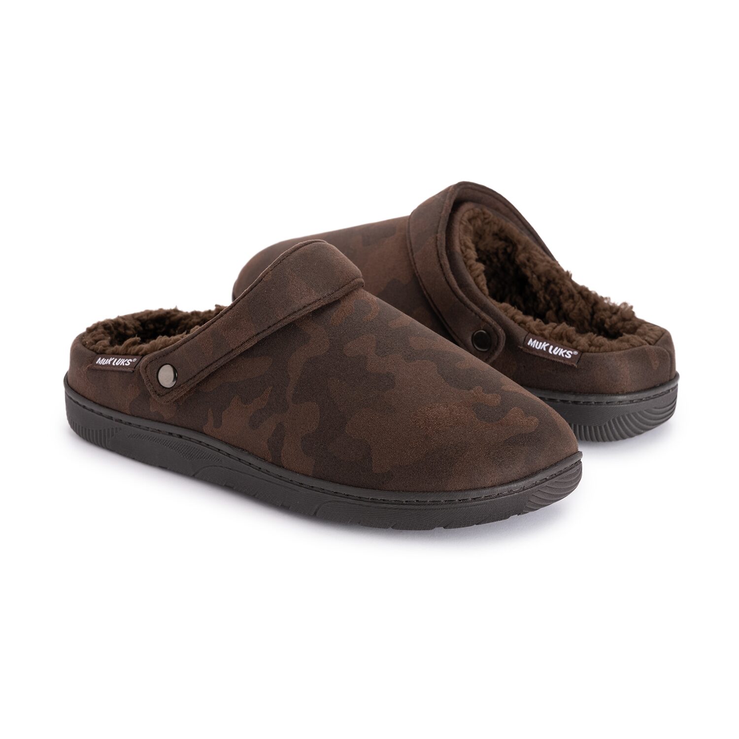 Muk Luks Keanu Mens Memory Foam Slip Resistant Clog Slippers
